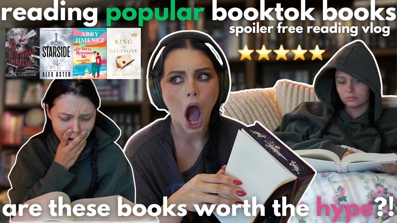 читаю популярные книги из BookTok📚🎧⭐️ *читательский влог без спойлеров*