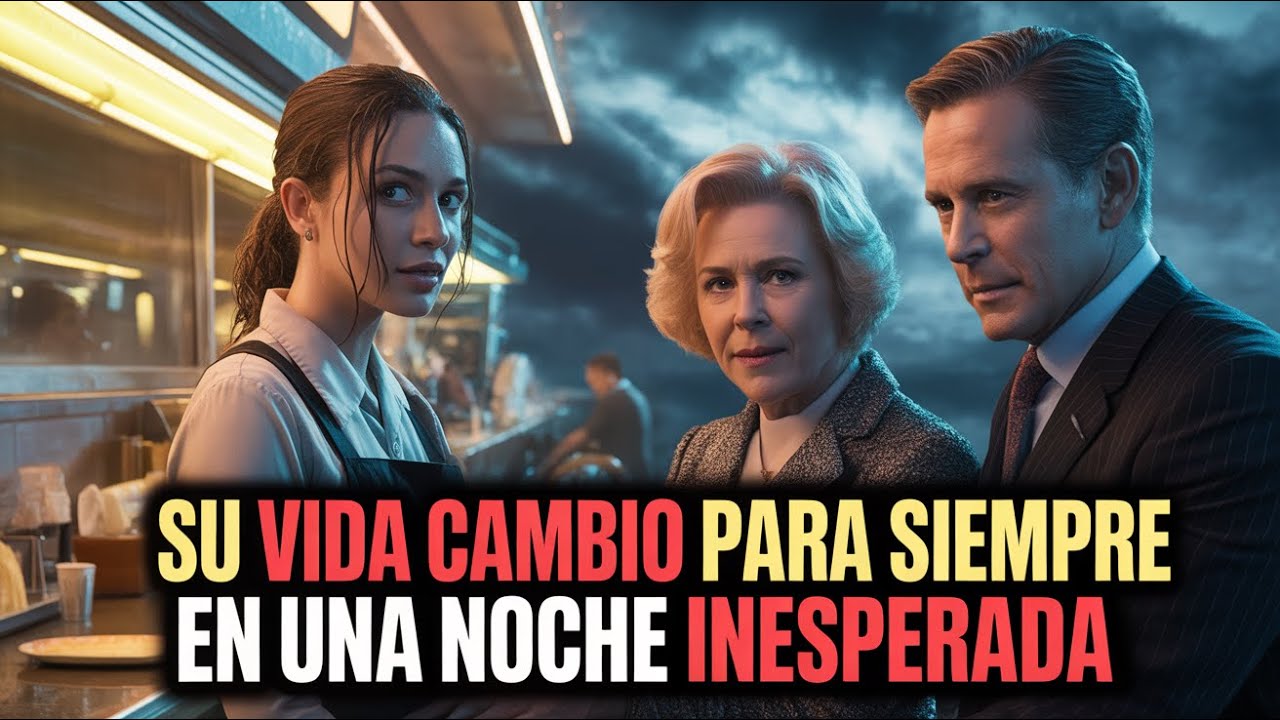 Ella era solo una MESERA hasta que una TORMENTA, una MUJER ANCIANA y un BILIONARIO cambiaron su vi