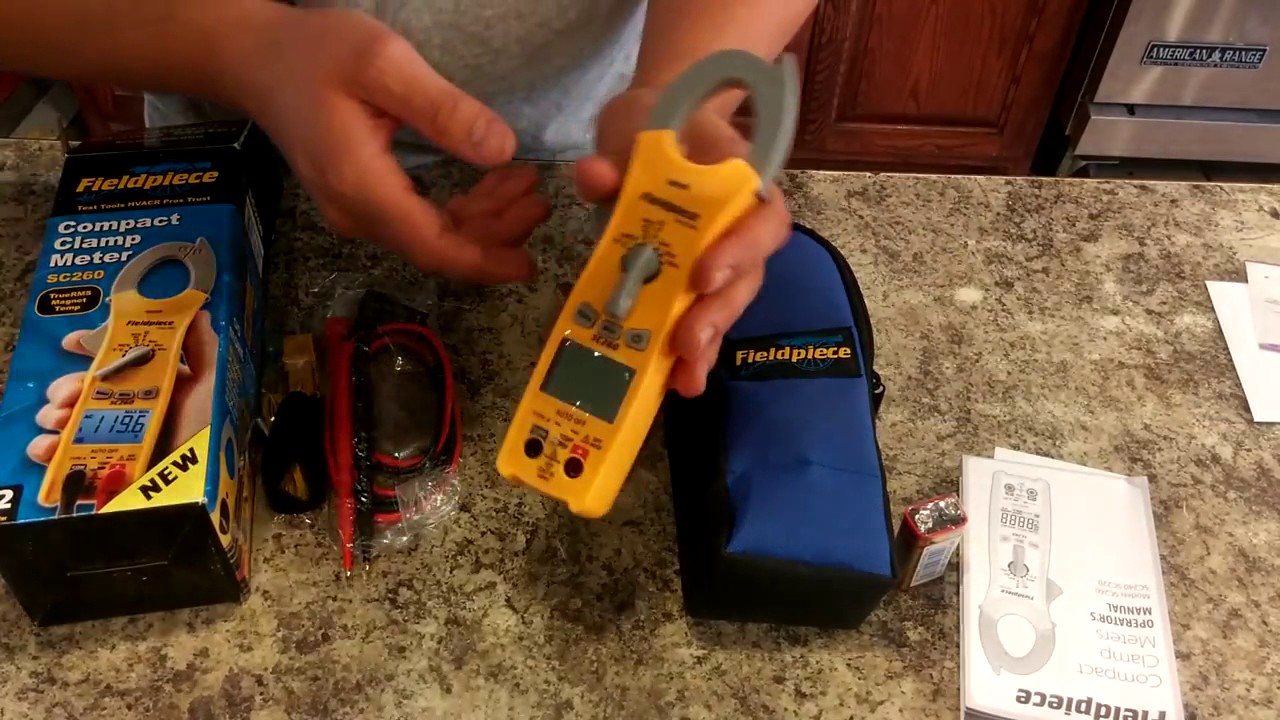 Fieldpiece SC260 True RMS Clamp Meter Unboxing