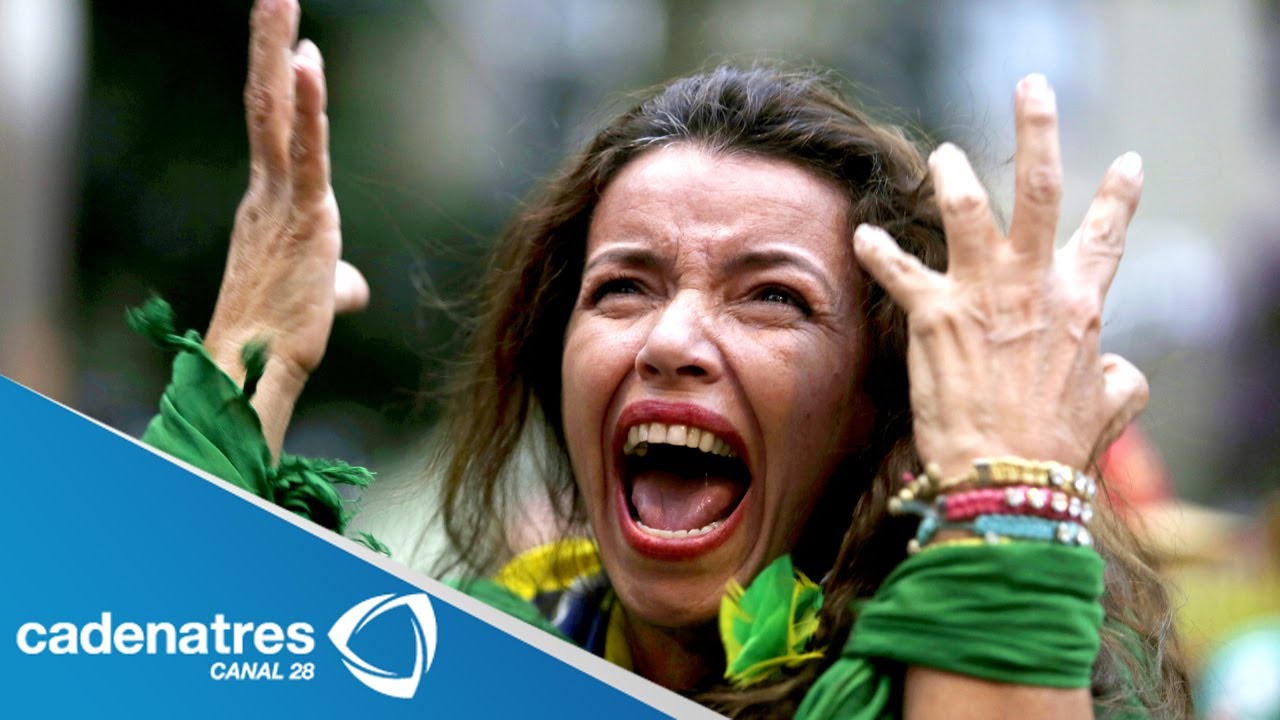 Brasileños lloran eliminación en el Mundial tras la goleada 7-1 ante Alemania