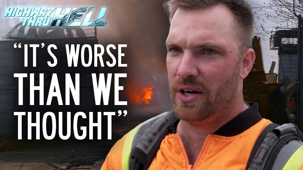 HUGE Fire Engulfs Mission Towing's Yard | Highway Thru Hell
