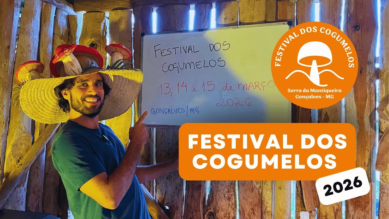 Um evento para reunir os amantes de cogumelos com uma programação especial - 12 a 15 de Março 2026 