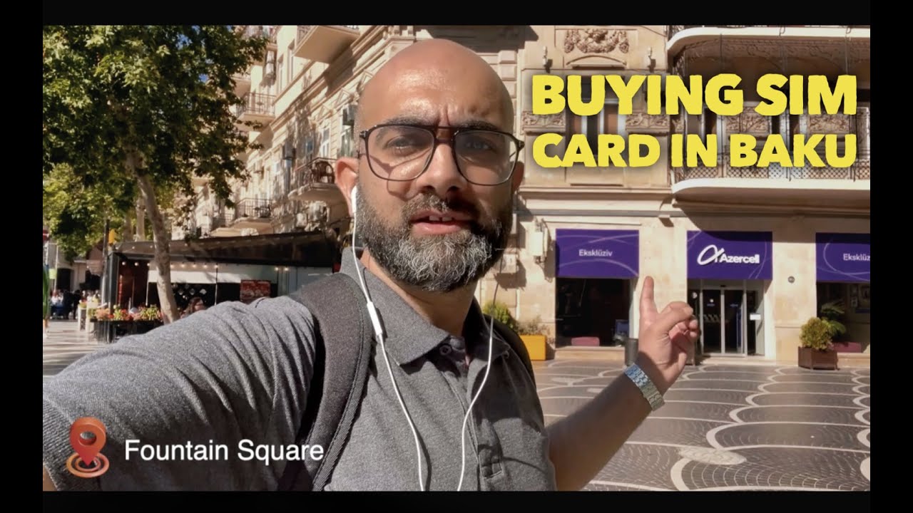 Sim card and Transport pass in Baku - Azerbaijan Travel (Part 3)