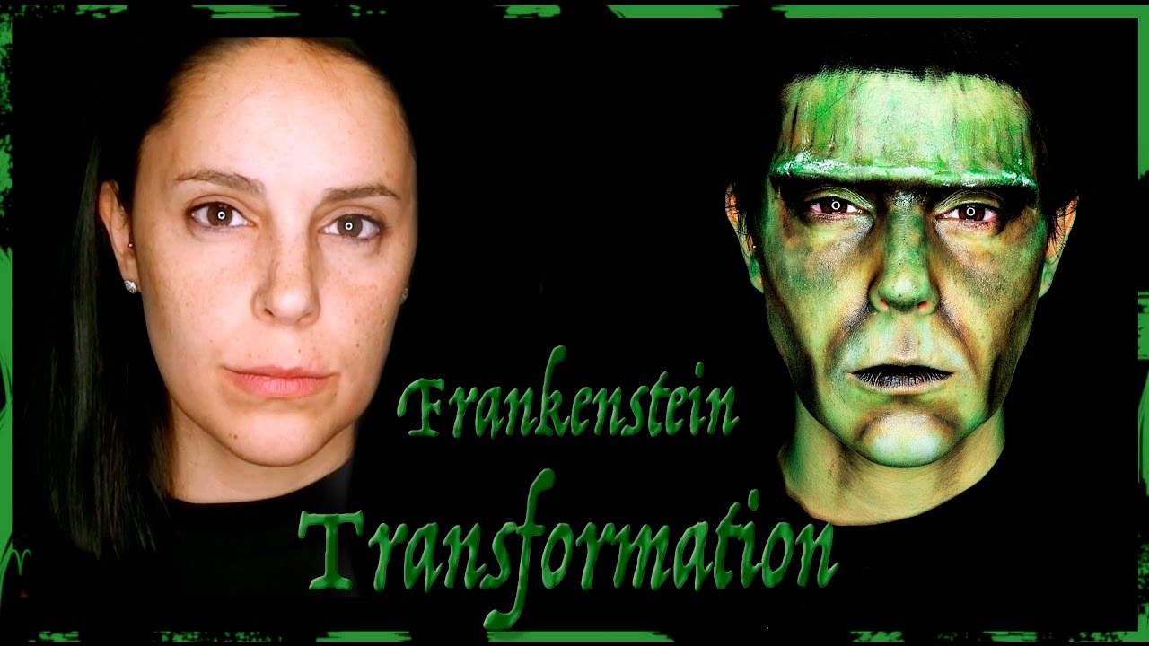Frankenstein makeup transformation | Silvia Quiros