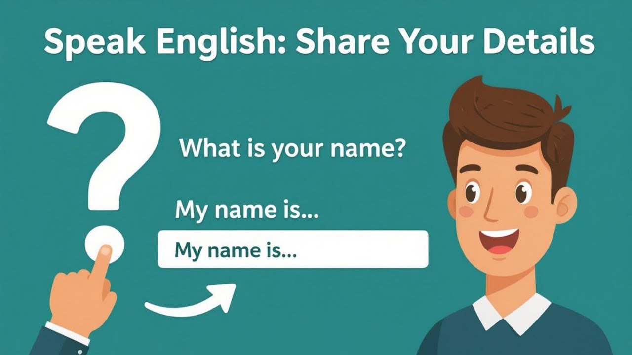 How to Give Personal Information in English | Essential Phrases & Vocabulary for Beginners (ESL)