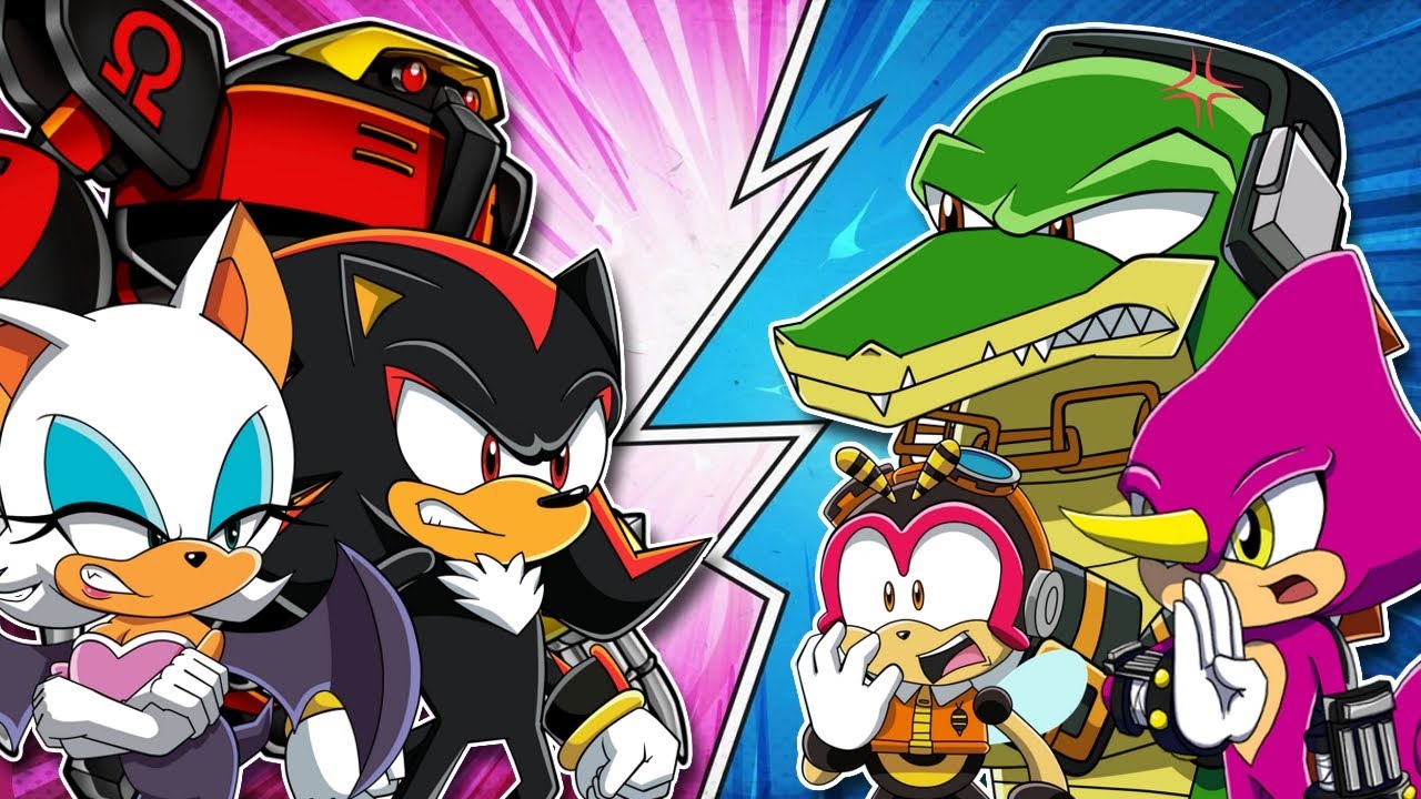 TEAM DARK VS TEAM CHAOTIX | Team Chaotix играют в Sonic Heroes (часть 5)
