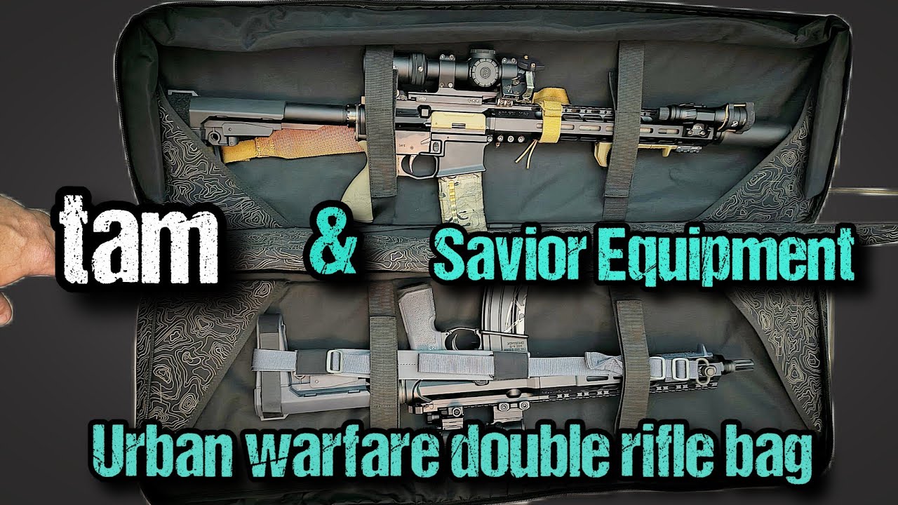 Tam & Savior Equipment urban warfare double rifle bag 