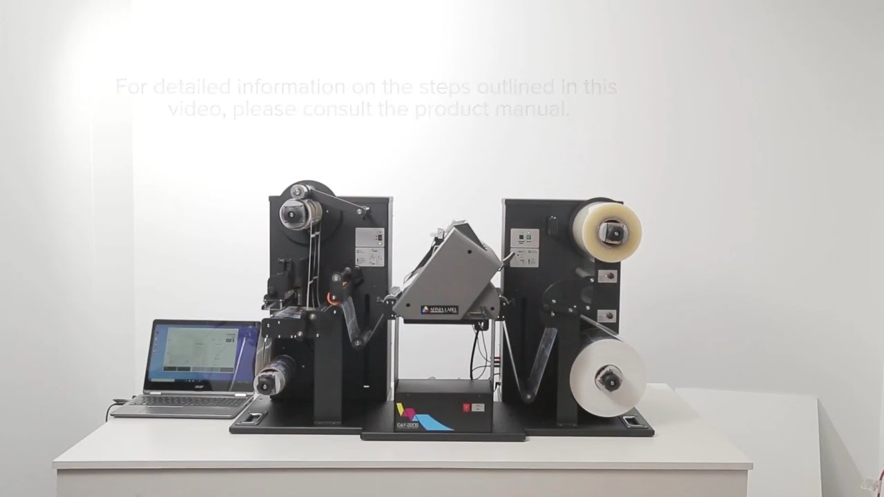Afinia's DLF140s &DLF220s Digital Label Finisher Basic Setup and Operation