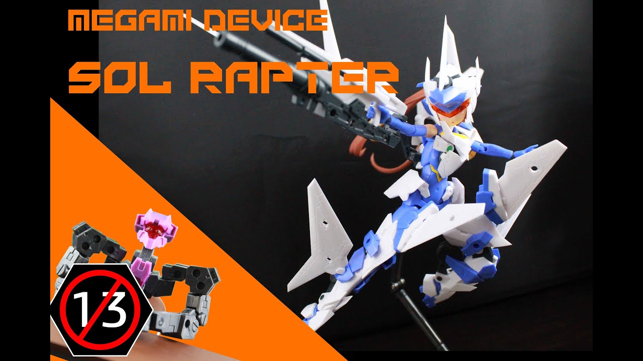 Stop-motion Model Review 002 - Megami Device 09: SOL Raptor