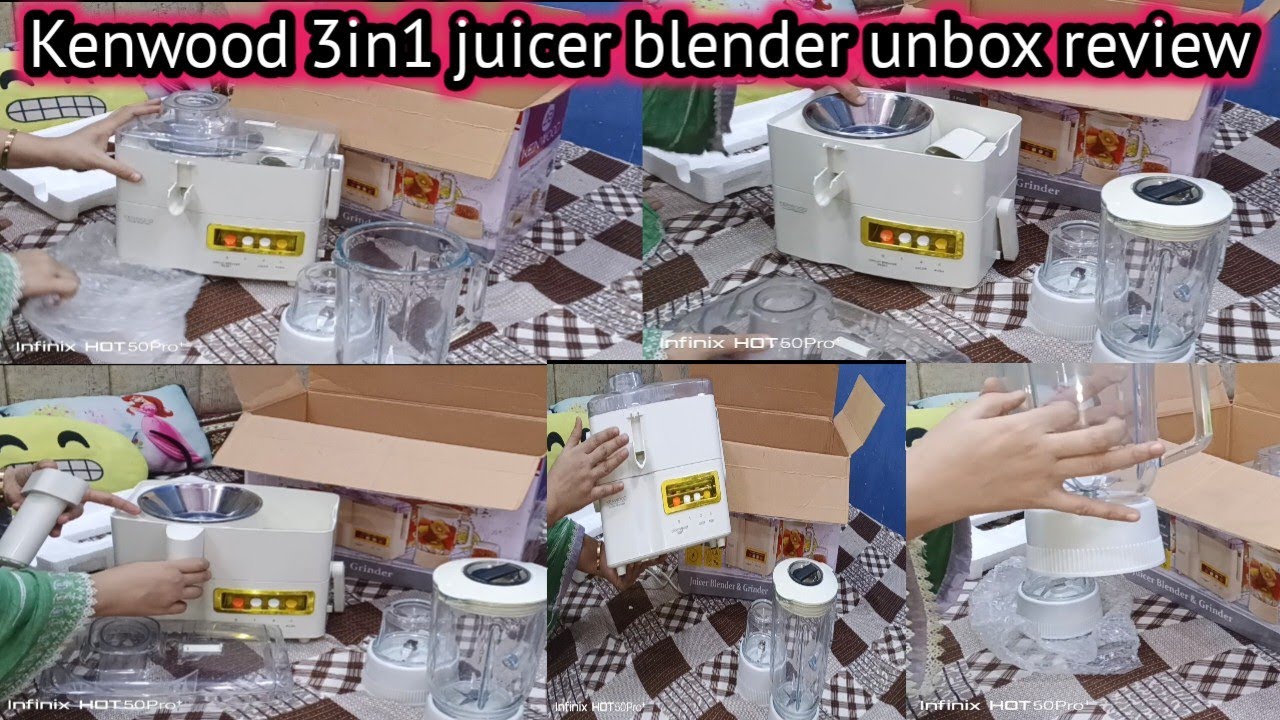 Kenwood 3in1 juicer blender unbox and honest review kainatbaloch New vlog 👍💯