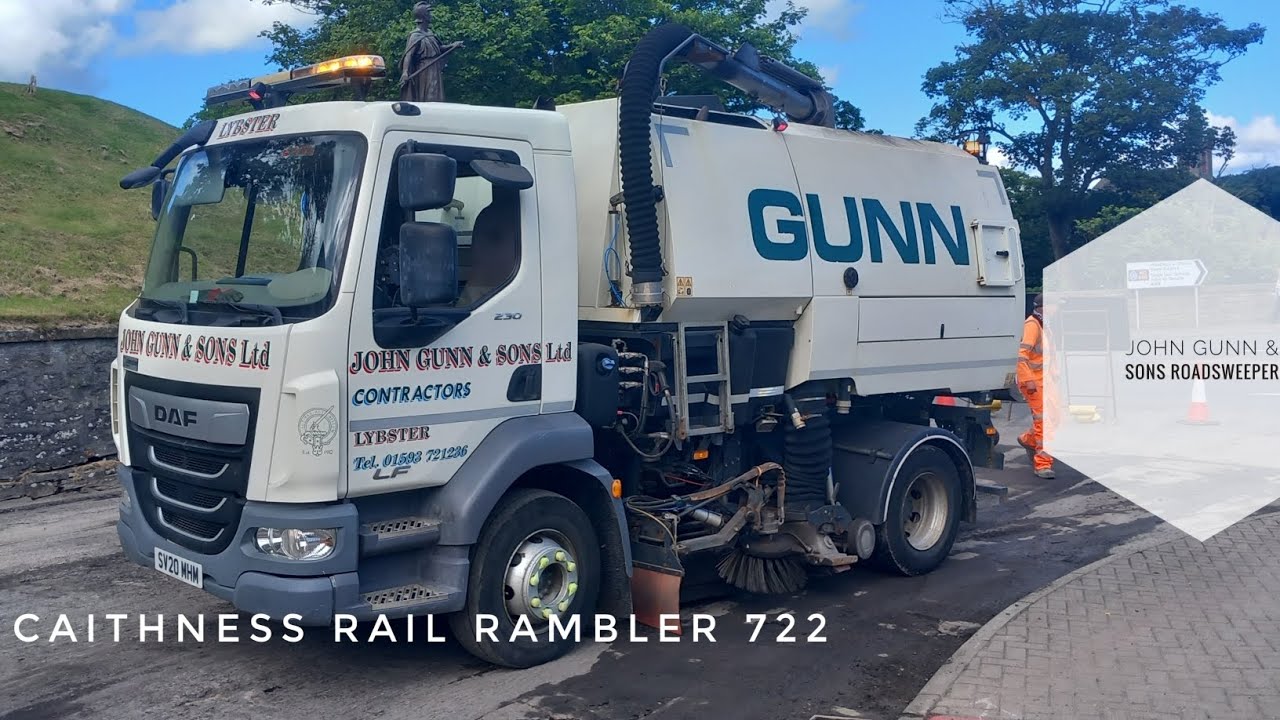John Gunn & Sons Road sweeper In Action 23/07/24
