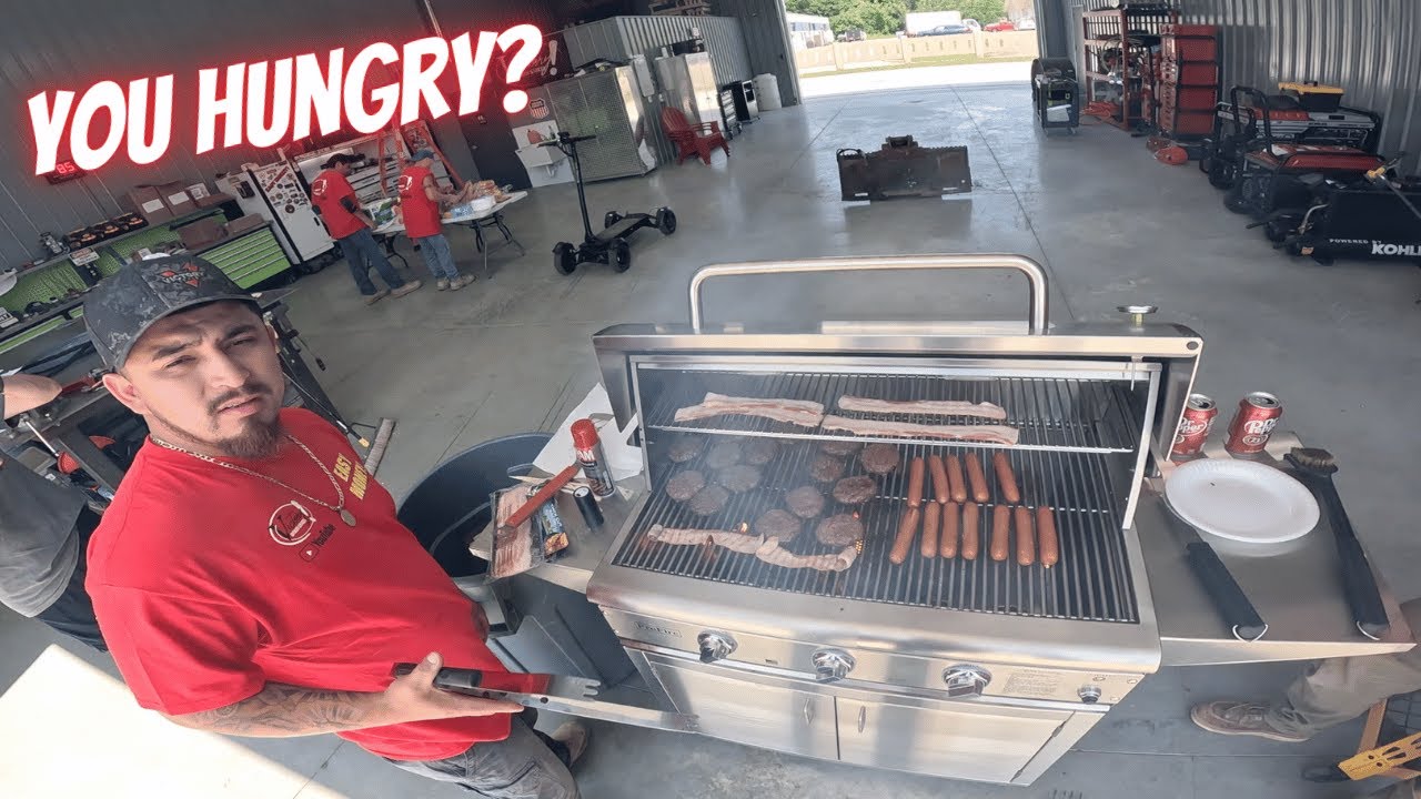 New shop grill and I’m ready for a vacation! 