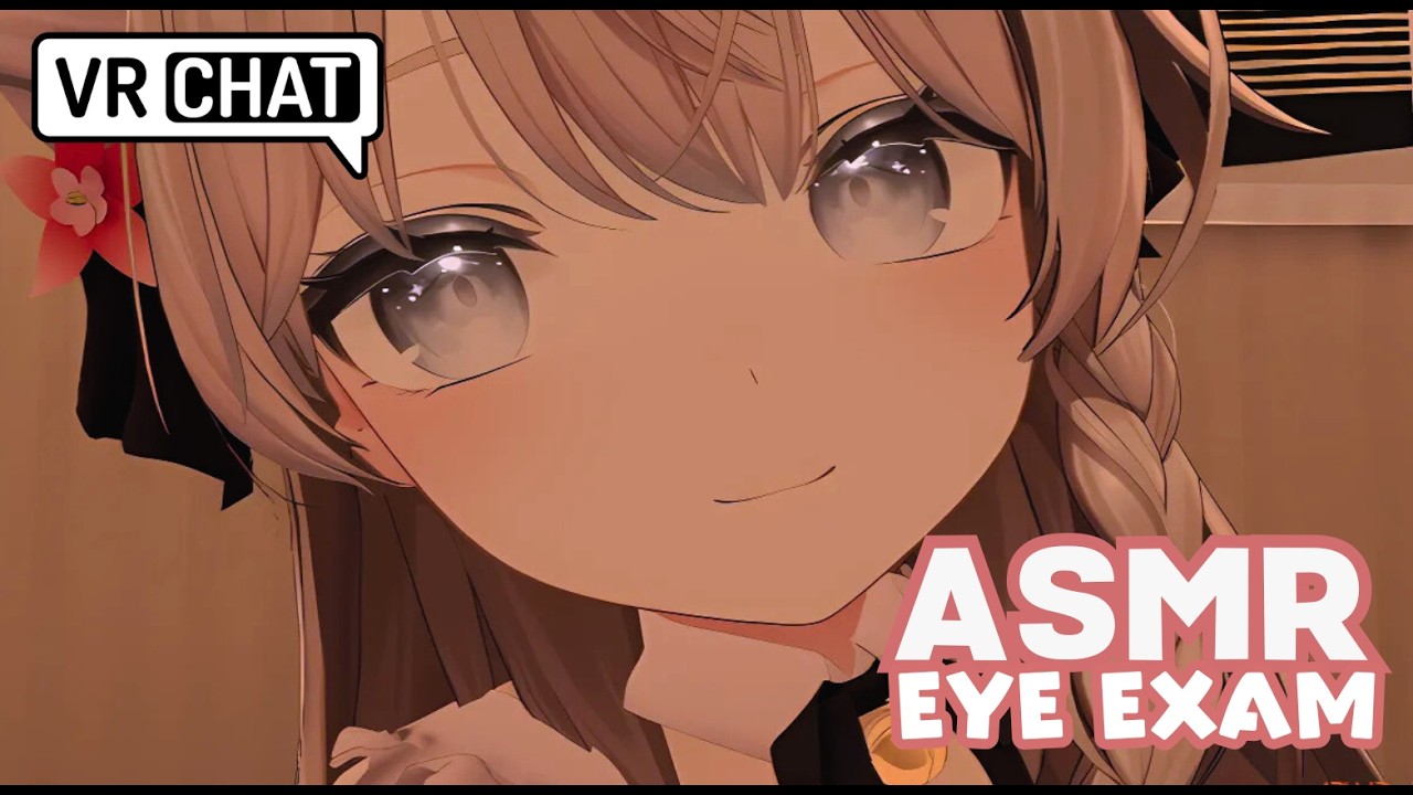 【ASMR VRCHAT】Kitsune's Flirty Eye Exam