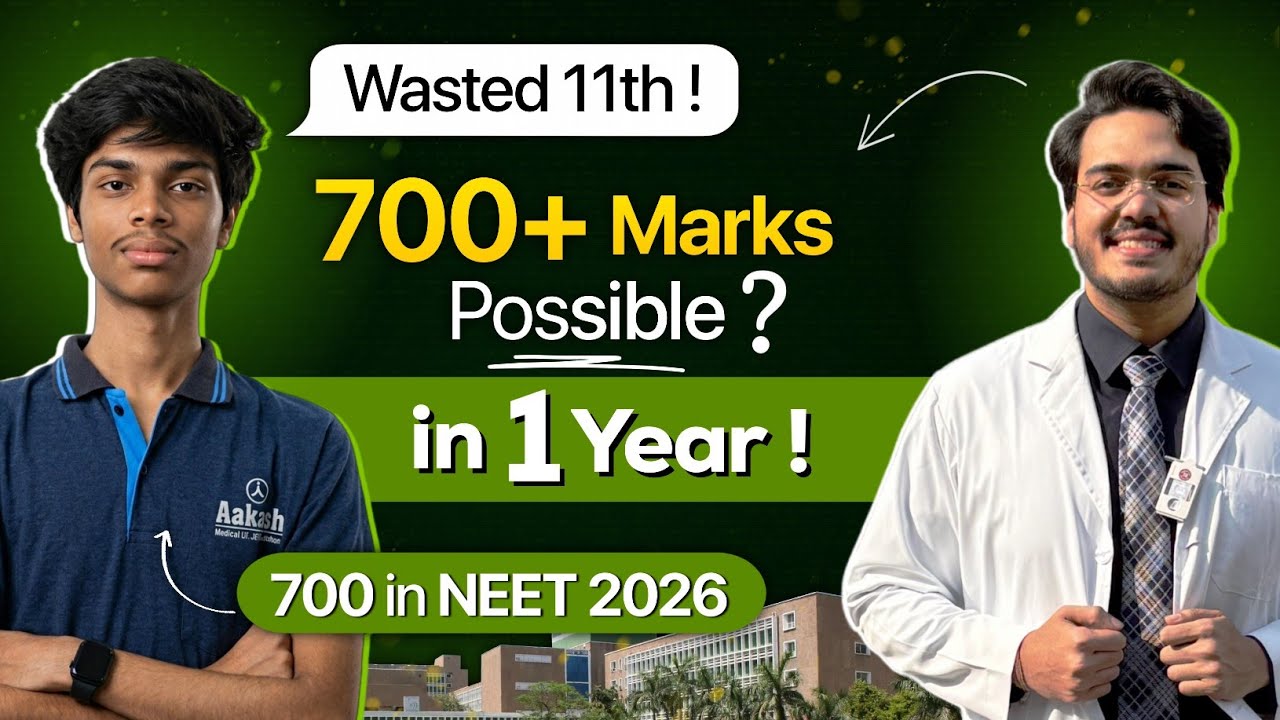 Can you Score 700+ in NEET in 1 Yr? Kanhaiya Scored 700 in NEET 2026 in 1 year of Prep #neet2027