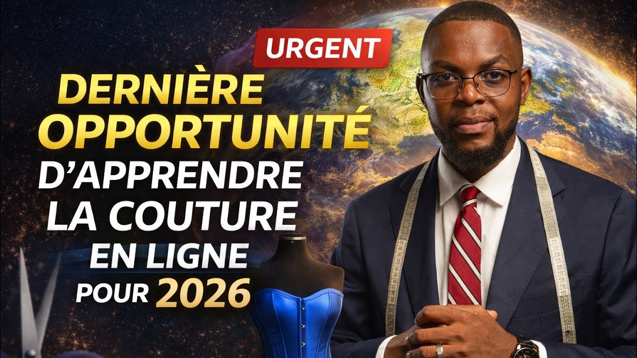Formation de Couture En Ligne Session 2026 !