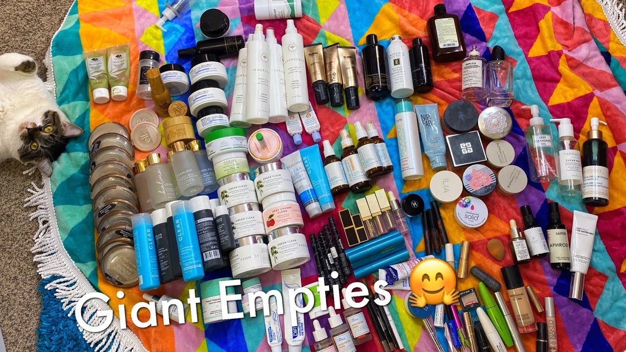 Empties : Farmacy, Belif, Biossance, Drunk Elephant, Mahalo, Covergirl, Givenchy
