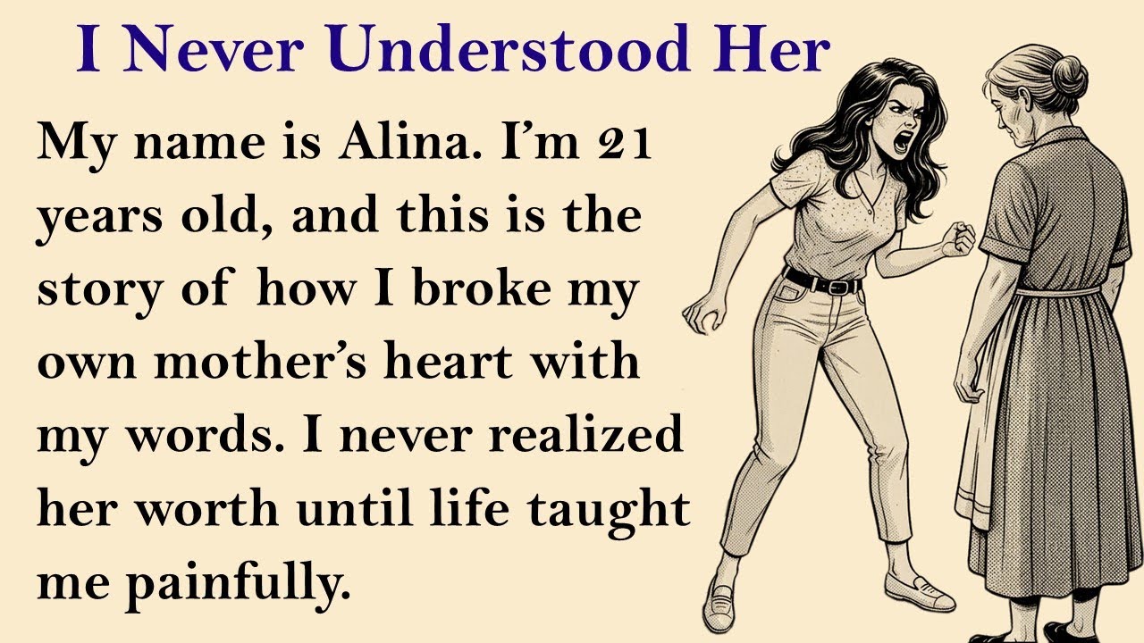 💔 I Never Understood Her- An English Listening Story for Learners | Emotional English Story.