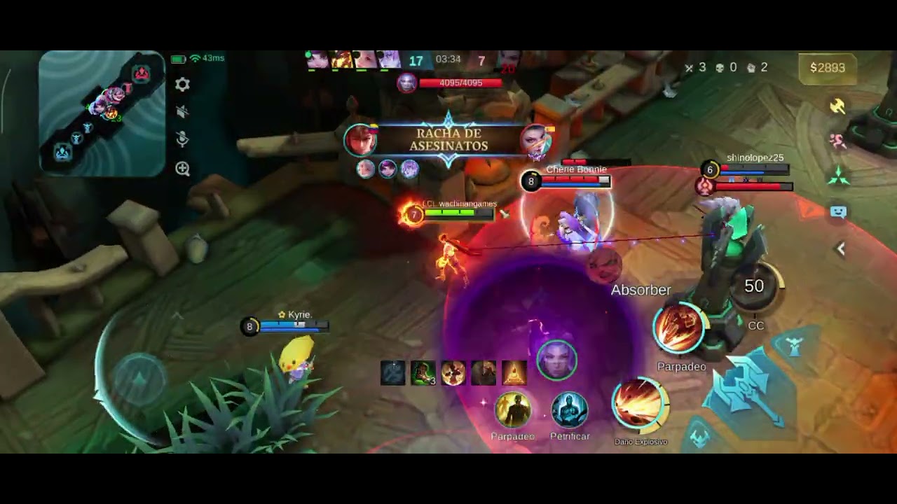 Primera ves con yin en coliseo|mobile legends