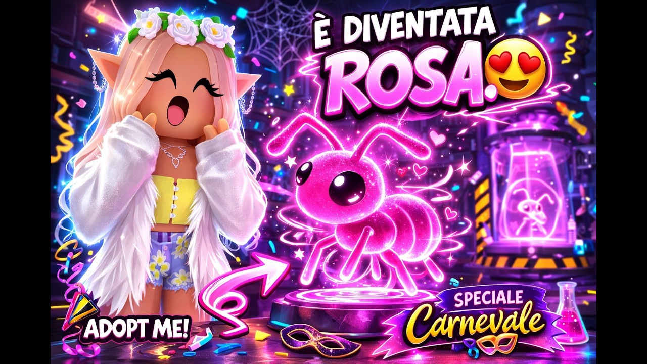 Ho creato una FORMICA NEON su Adopt Me! 🐜✨ (È diventata ROSA?!)