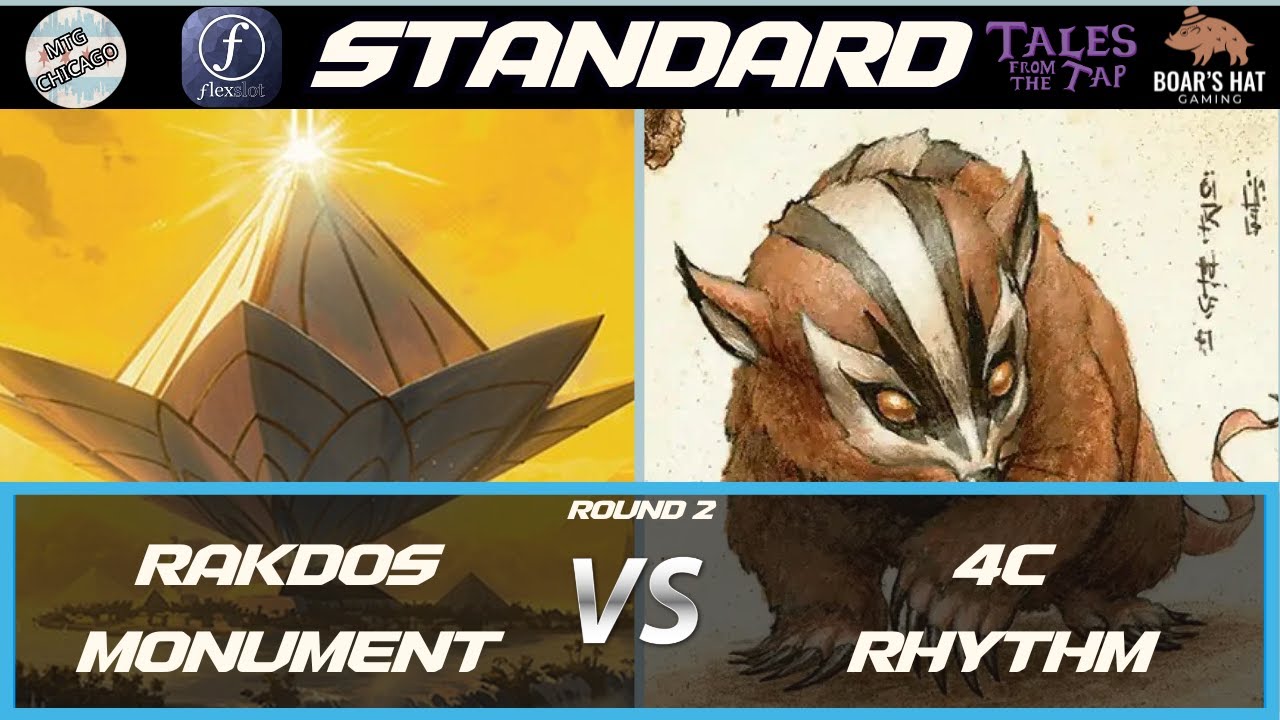 Монумент Ракдос против 4C Ритм [MTG Standard, раунд 2]