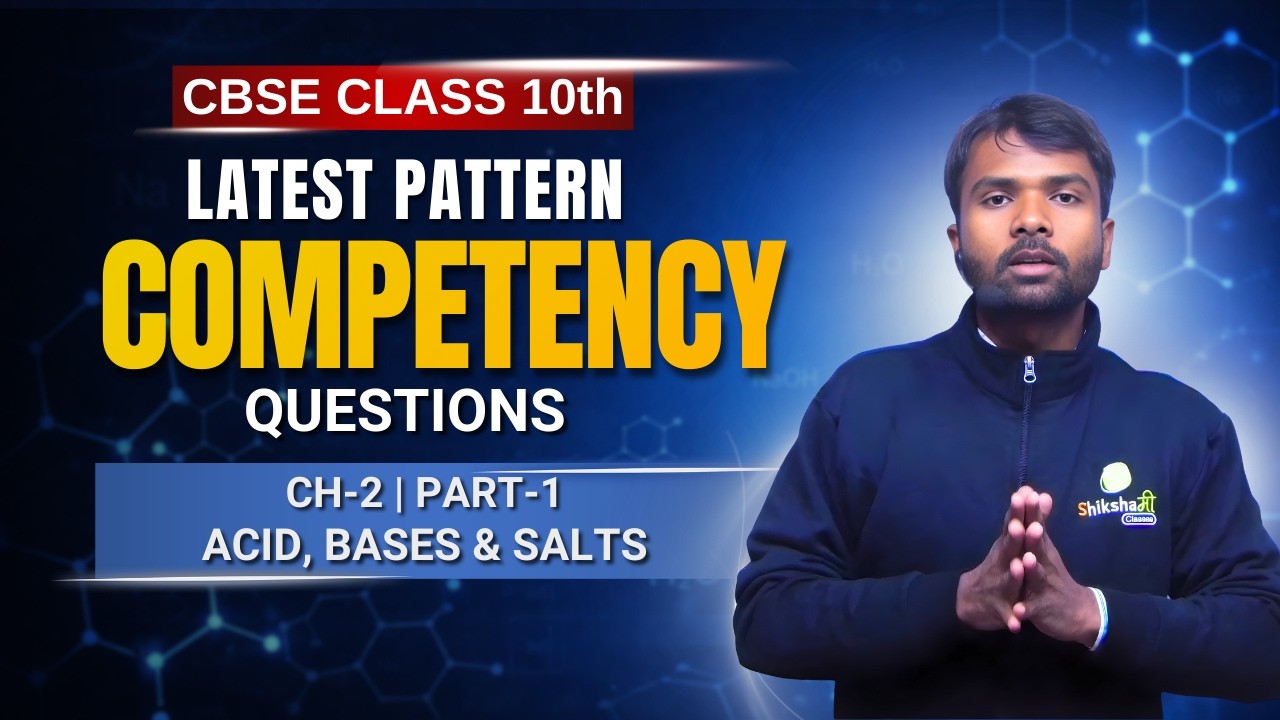 Acids Bases and Salts | Class 10 Ch-2 P-1 | CBSE Competency-Based Boards 2026 #class10 #maths #cbse