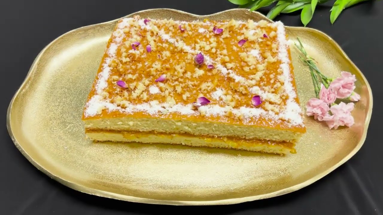 یک کیک مزه دار همرای موربا #afghani style #cake with jam#food #cookingtips #goviral 