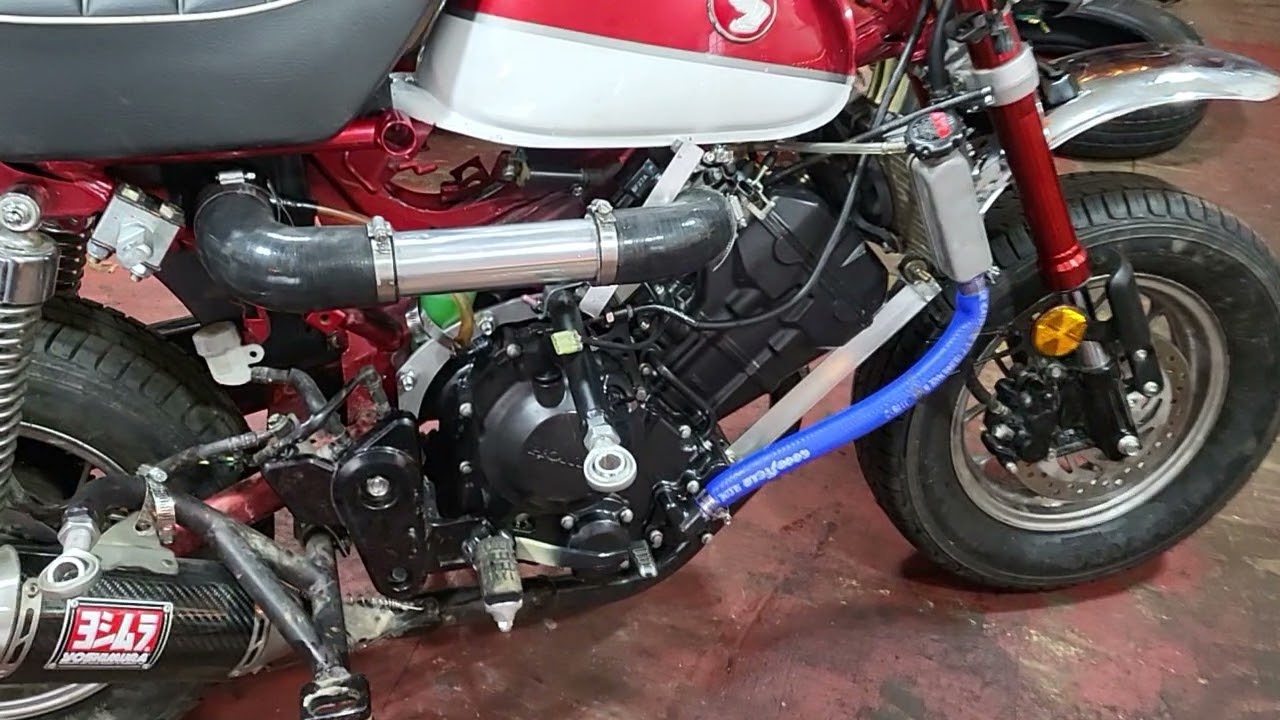 Замена Honda CBR на Monkey / Grom custom install