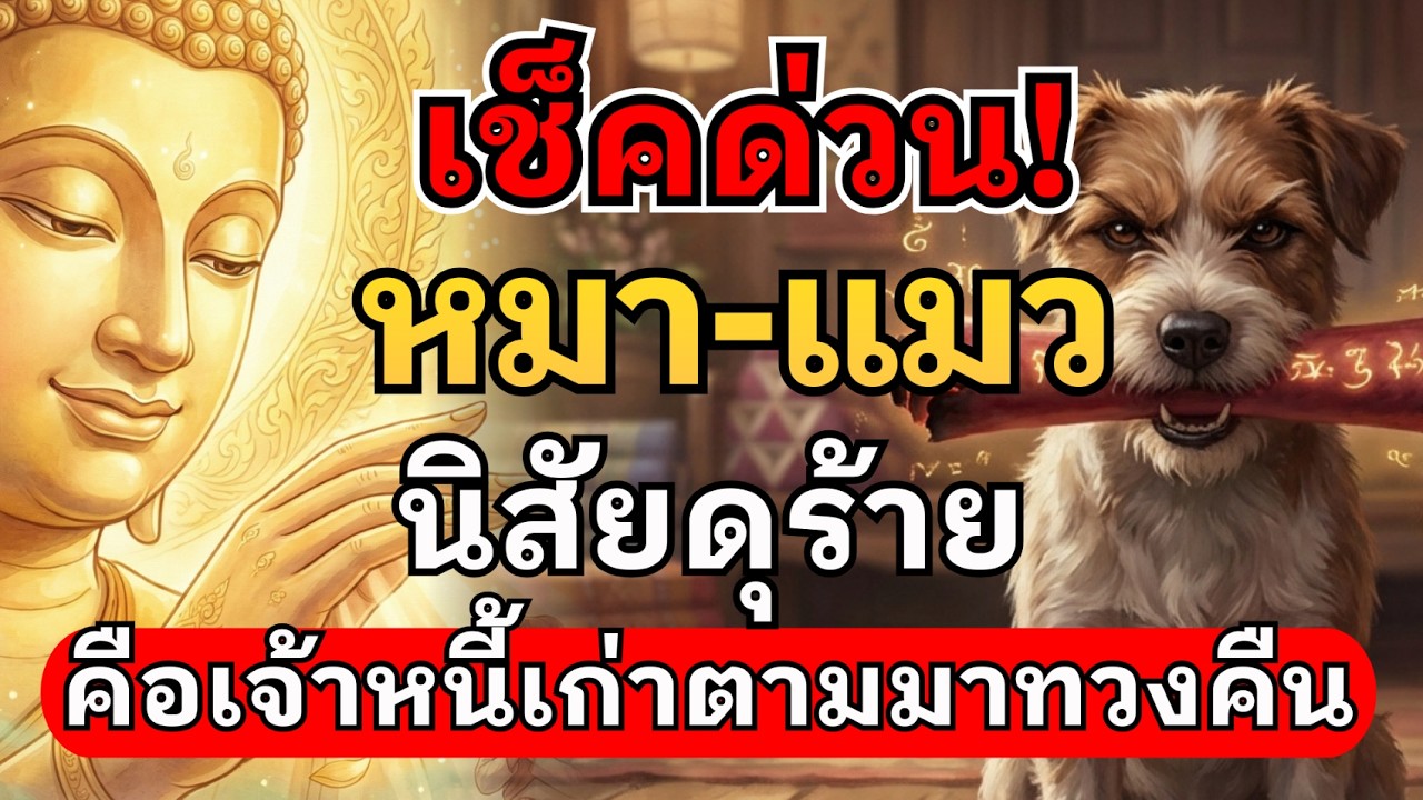 แก้กรรม หมาแมว นิสัยดุร้าย วิธีเปลี่ยนศัตรูคู่แค้นให้เป็นมิตร ด้วยพลังแห่งเมตตา