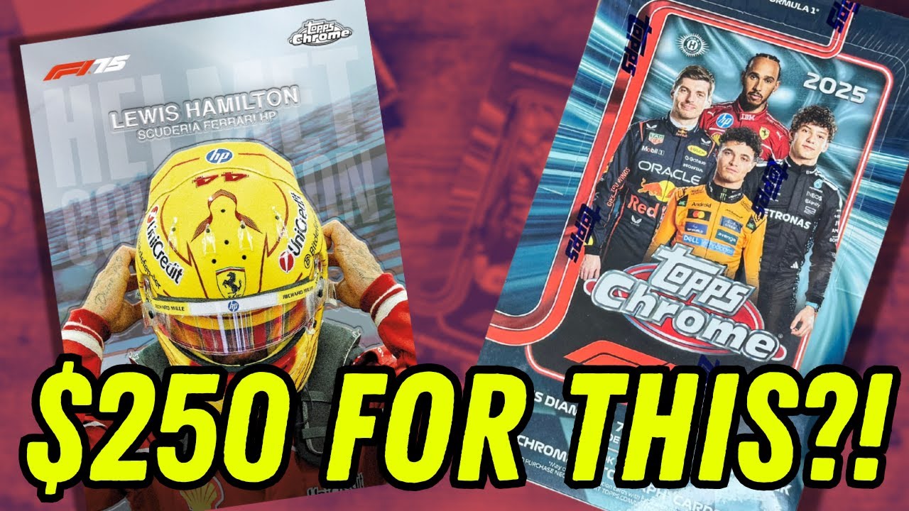 Topps Chrome F1 2025 First Hobby Box Opening - I FOUND MY WEDDING CARD?!