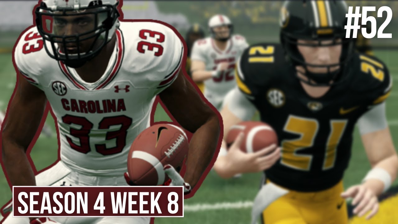 Defensive Slugfest against #19 Missouri | NCAA 14 Gamecocks Dynasty Ep.  52