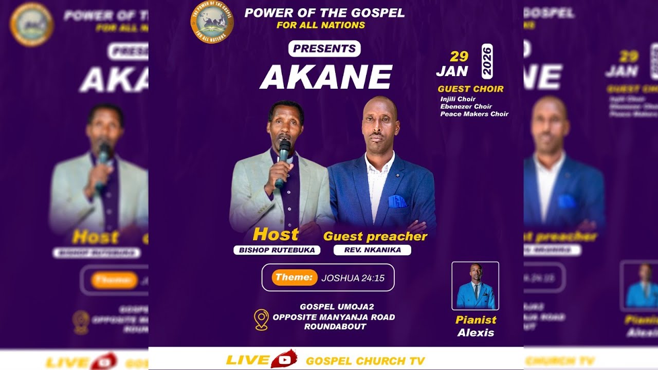 LIVE//AKANE HAMWE NA REV NKANIKA //POWER OF THE GOSPEL FOR ALL NATIONS