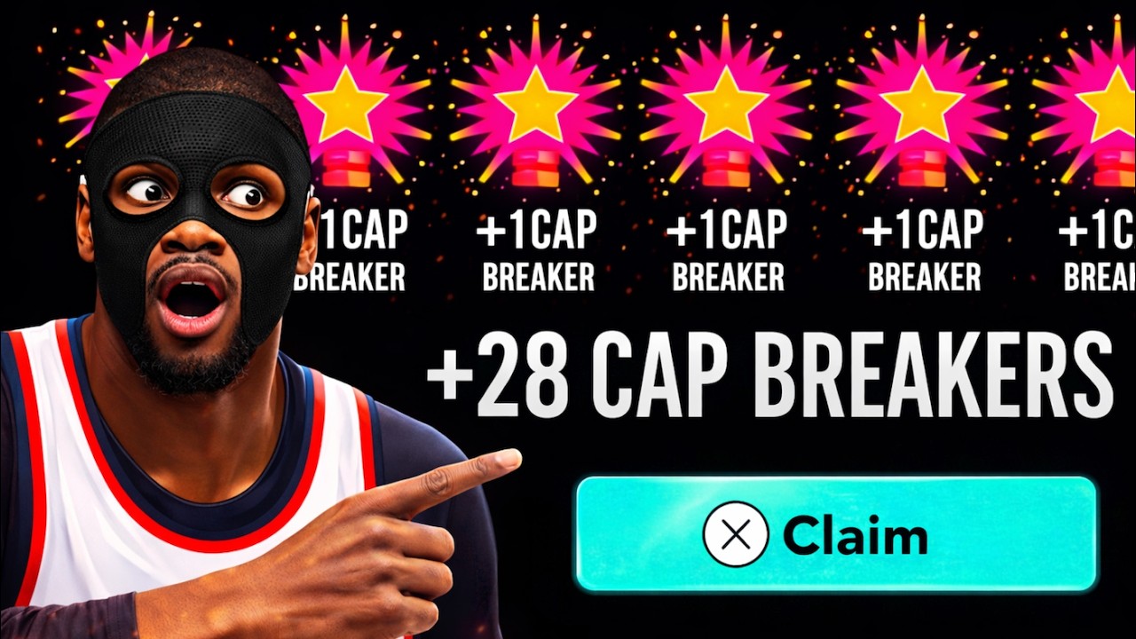 Как быстро получить Cap Breakers в NBA 2K26! (Разблокируйте +28 Cap Breakers в NBA 2K26) 🚨
