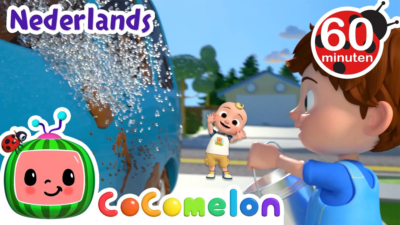 Samen De Auto Schoonmaken | CoComelon Nederlands - Kinderliedjes