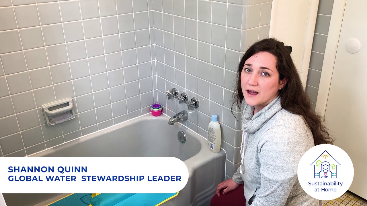A Bathtub Quick Tip - P&G Sustainability At Home