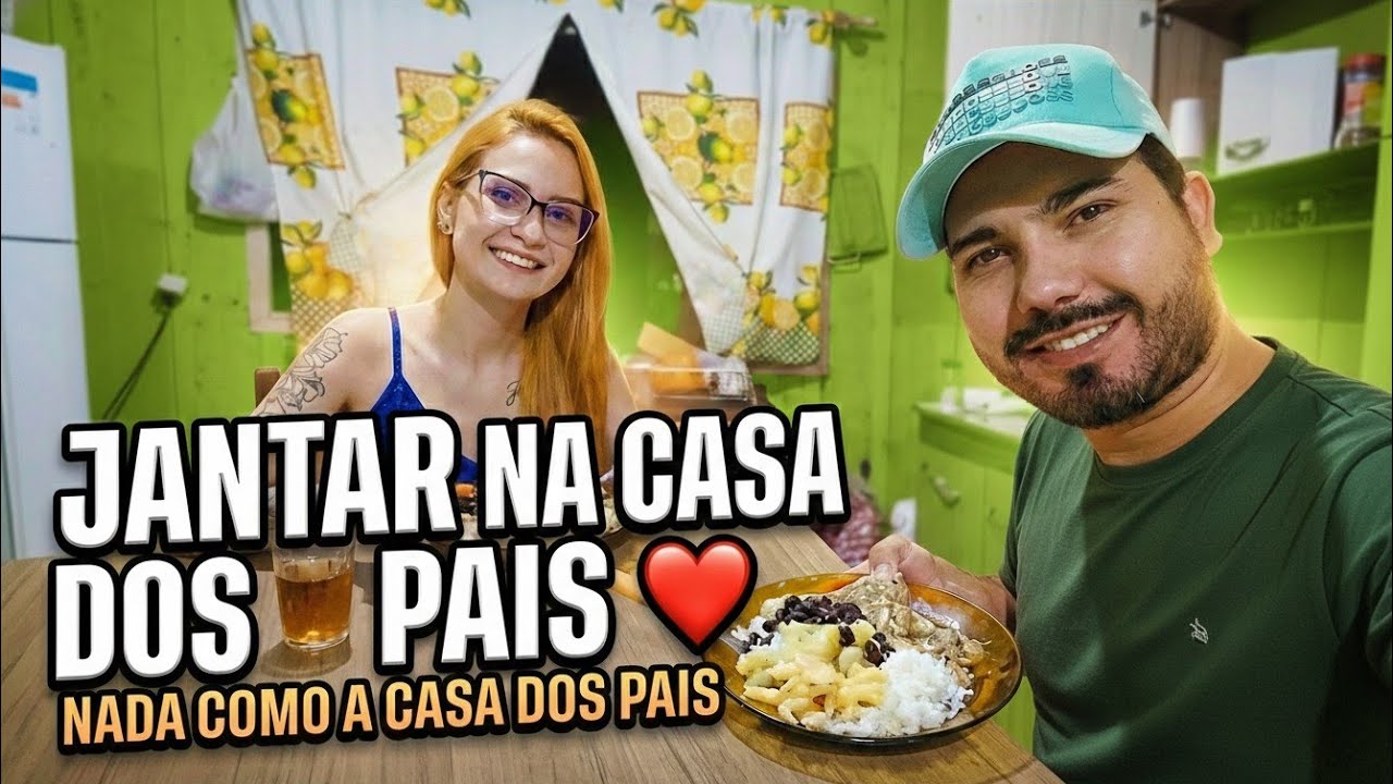 JANTANDO NA CASA DOS MEUS PAIS 🏡❤️ | Vlog em Família Cheio de Gratidão