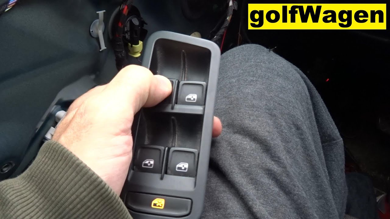 VW Golf 7 master windows switch problem