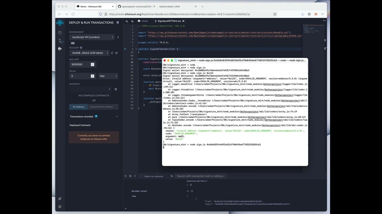 How to Implement a Cryptographically-Secure NFT Whitelist Mint (NO GAS FEES)