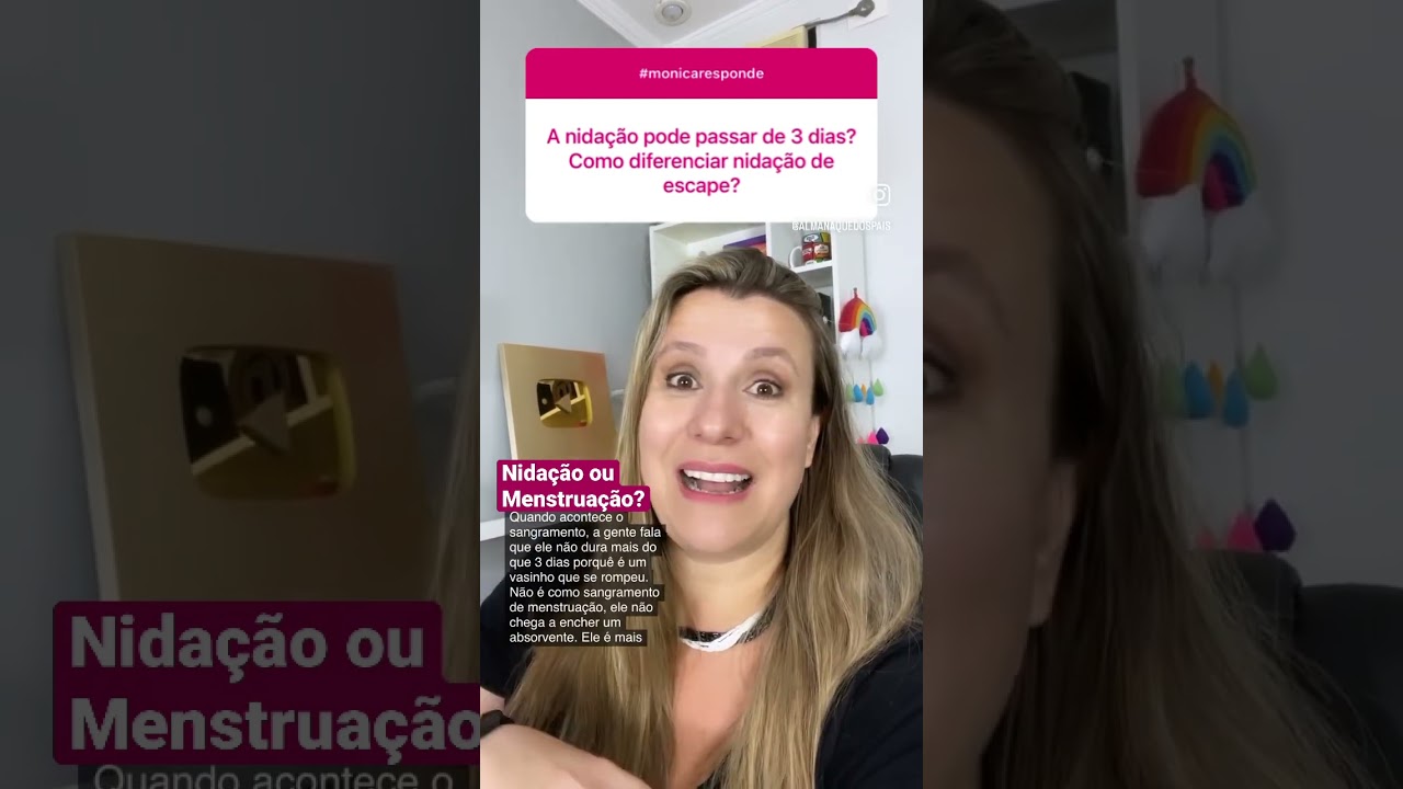 Nidação ou Escape Menstrual 