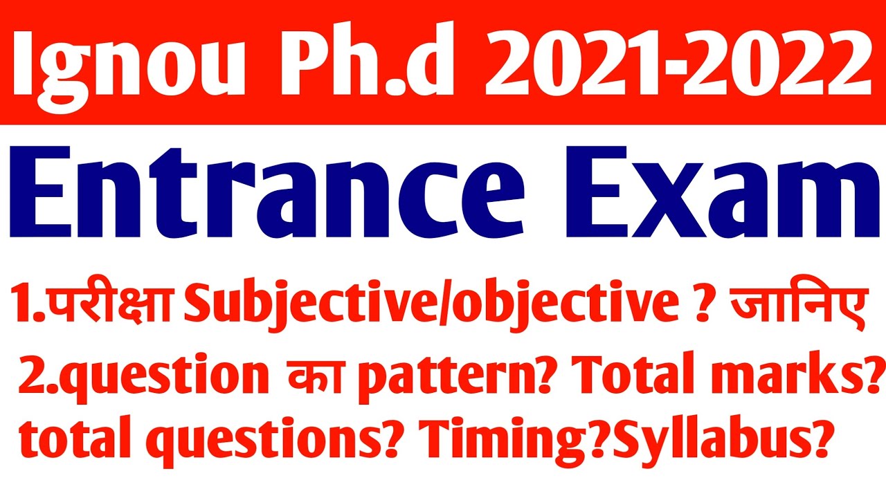 ignou phd entrance exam question pattern|ignou pdh entrance exam syllabus|ignou phd |ignou