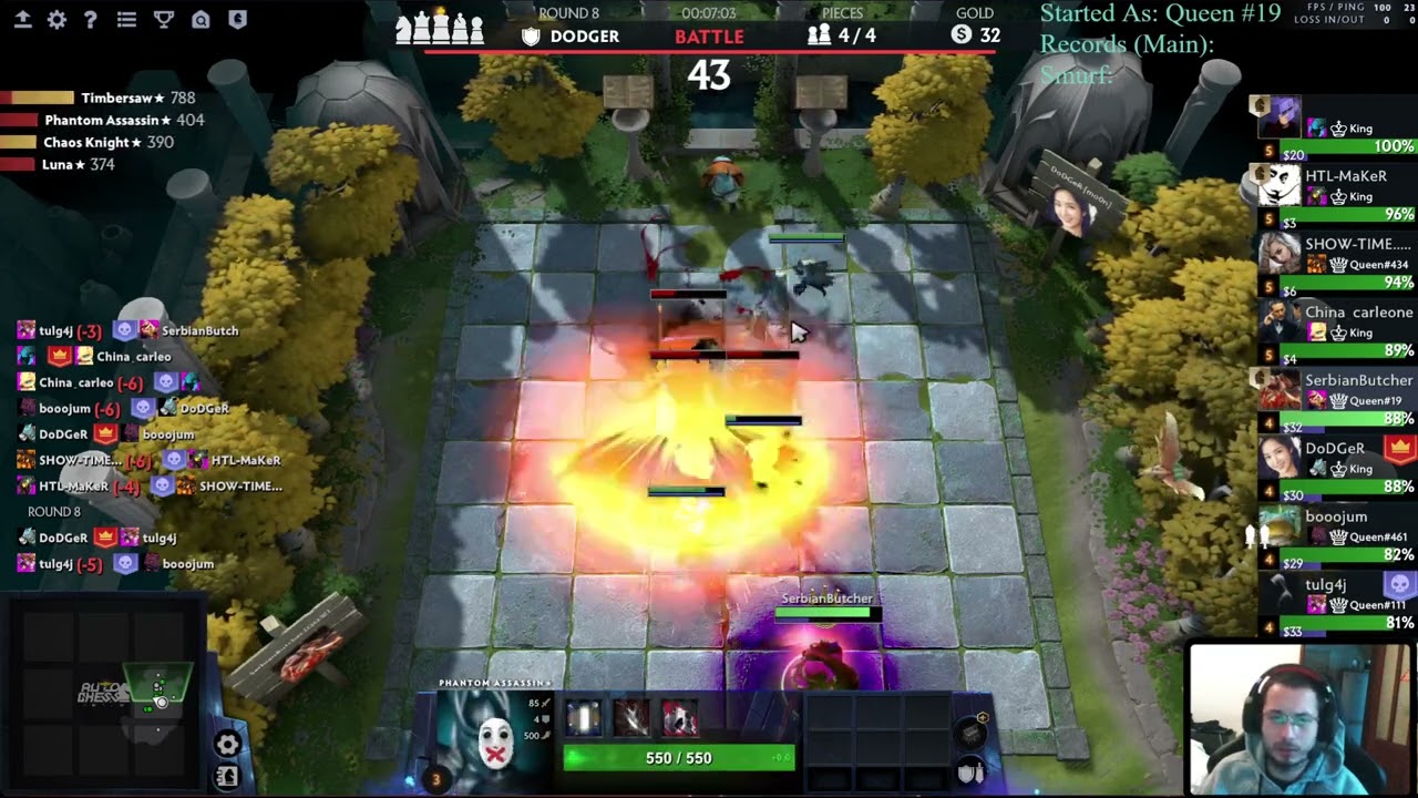 Queen #18! 01.12.2022 Dota Auto Chess Re-uploaded!!!