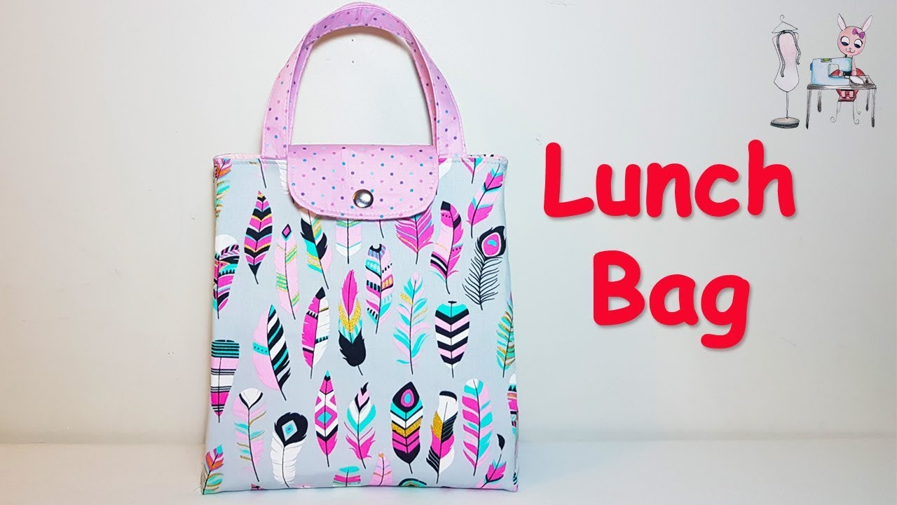 LUNCH BAG | LUNCH BAG IDEAS | REUSABLE LUNCH BAG | DIY BAG | BAG SEWING TUTORIAL | coudre un  sac