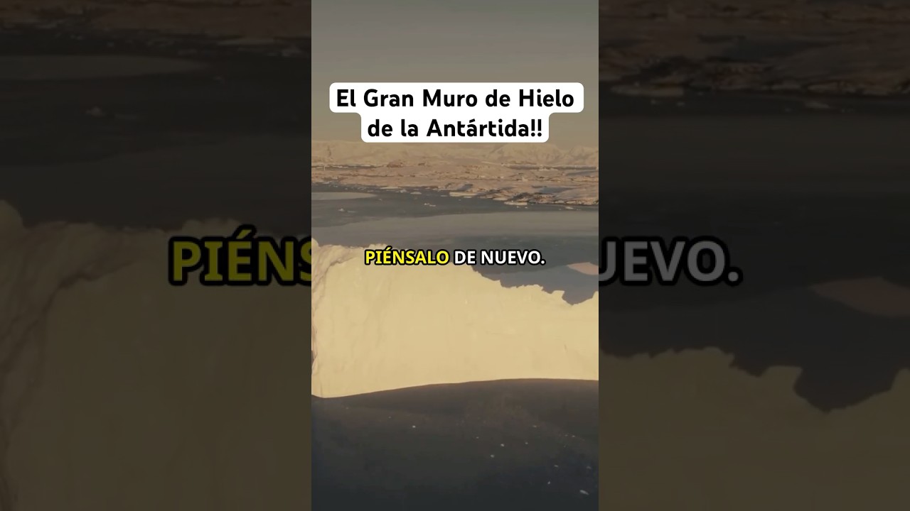 Porque nadie puede atravesar el Gran Muro de Hielo de la Ant&aacute;rtida ?? #antartida #antartica