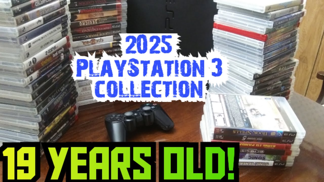 2025 PlayStation 3 collection. The Ps3 turns 19 years old!
