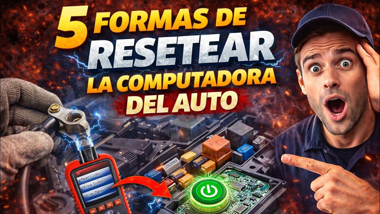 5 FORMAS DE RESETEAR LA COMPUTADORA DEL AUTO