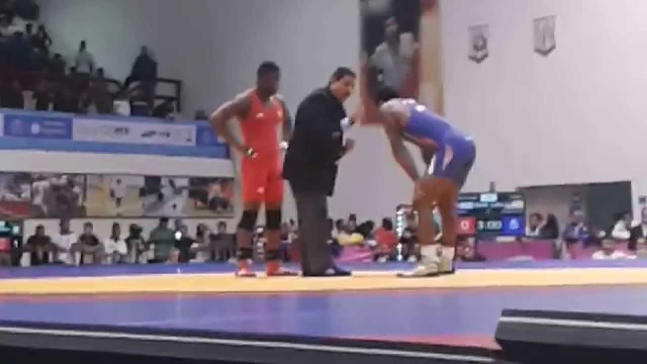 Final 74 kg Jordan Burroughs USA vs Livan Lopez Azcuy Cuba