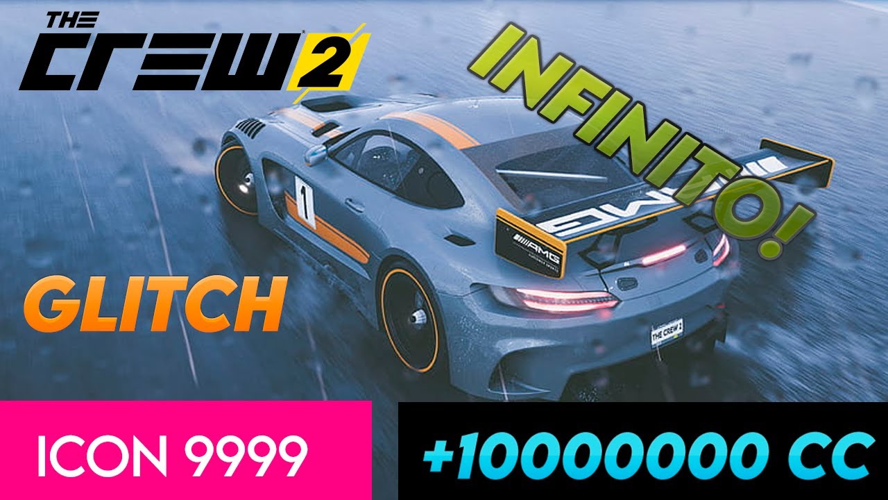 THE CREW 2  GLITCH  ICON 9999 + CC INFINITOS!