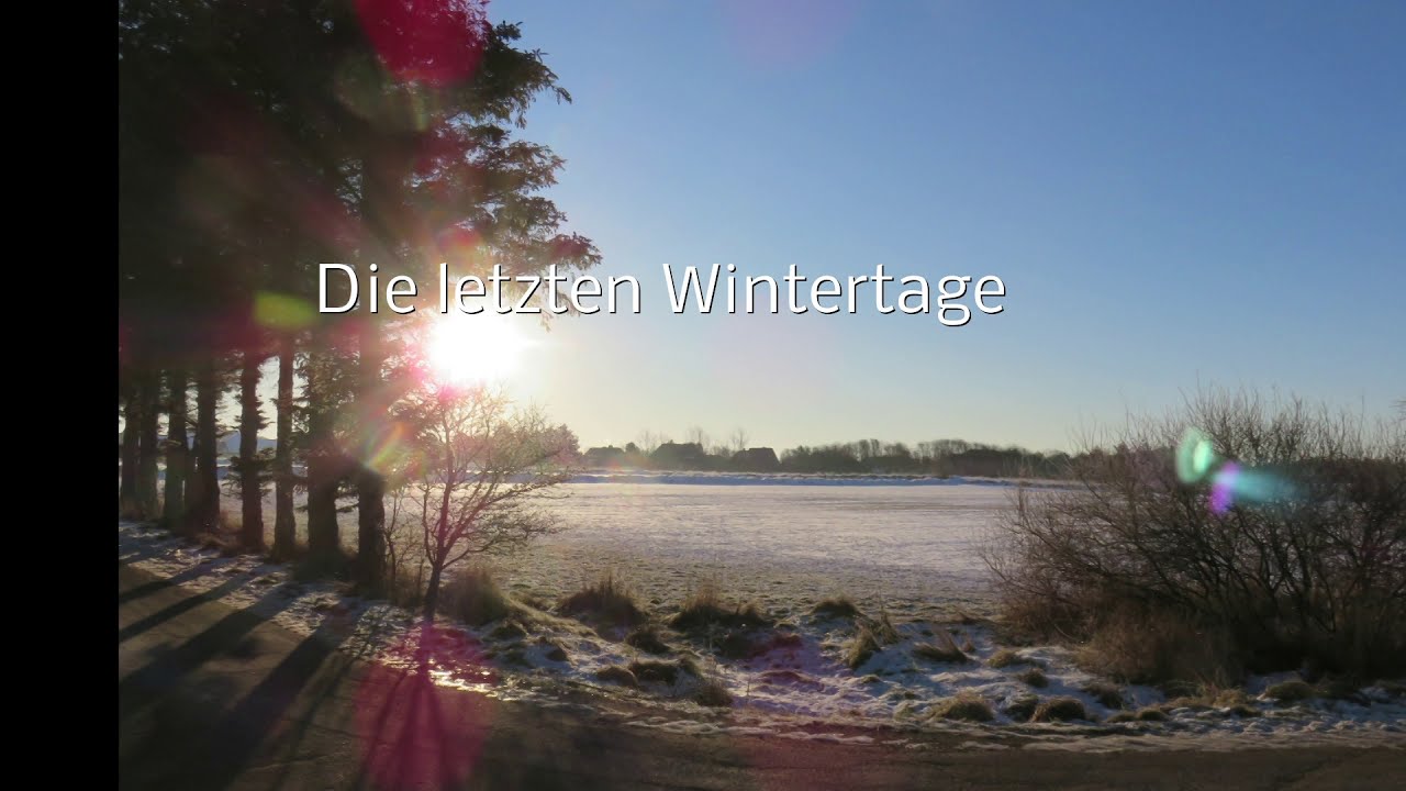 Die letzten Wintertage in Utersum