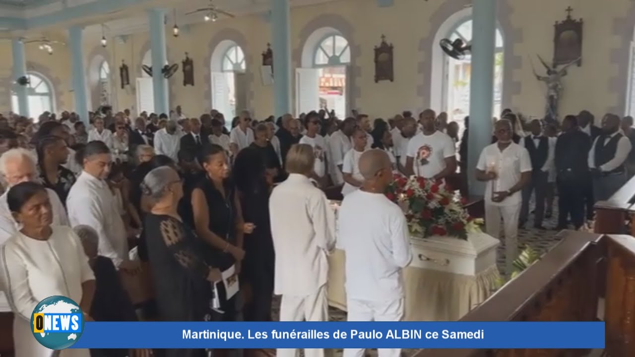 Martinique. Les funérailles de Paulo ALBIN ce Samedi