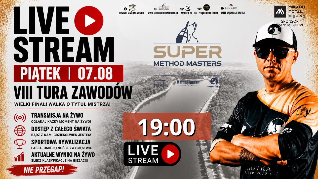 🎣 SUPER MASTERS WEEK 2026 | VIII TURA ZAWOD&Oacute;W | TRANSMISJA NA ŻYWO