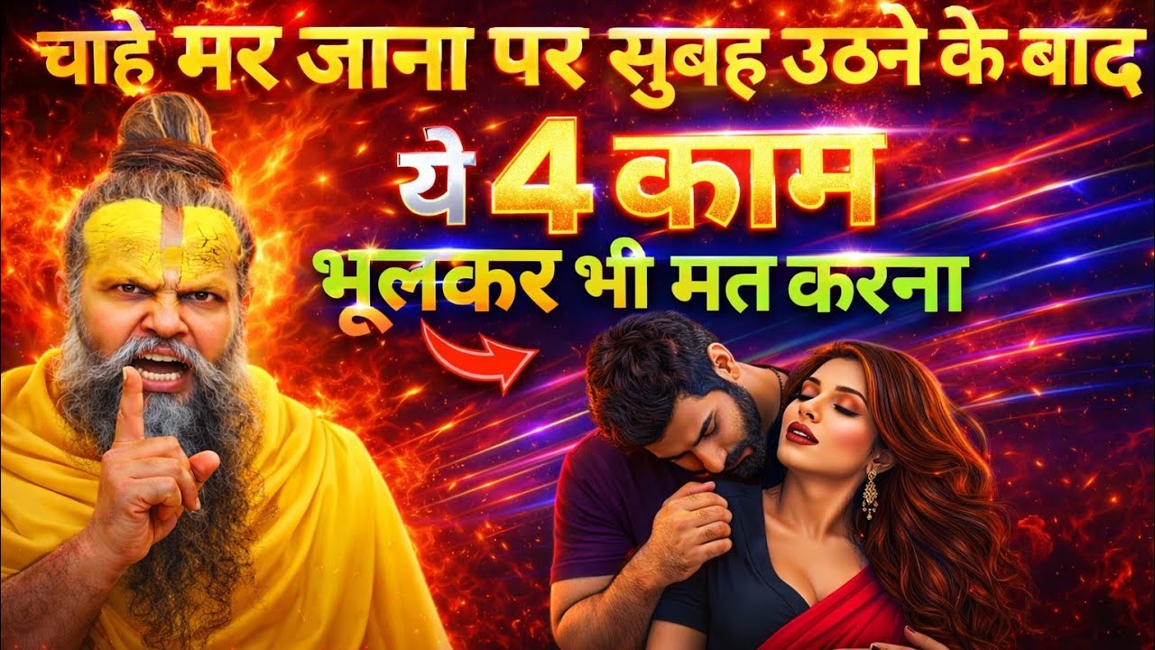 सुबह उठने के बाद ये 4 गलती कर ली तो जीवन बर्बाद 😱 | Premanand Ji Maharaj Ke Pravachan
